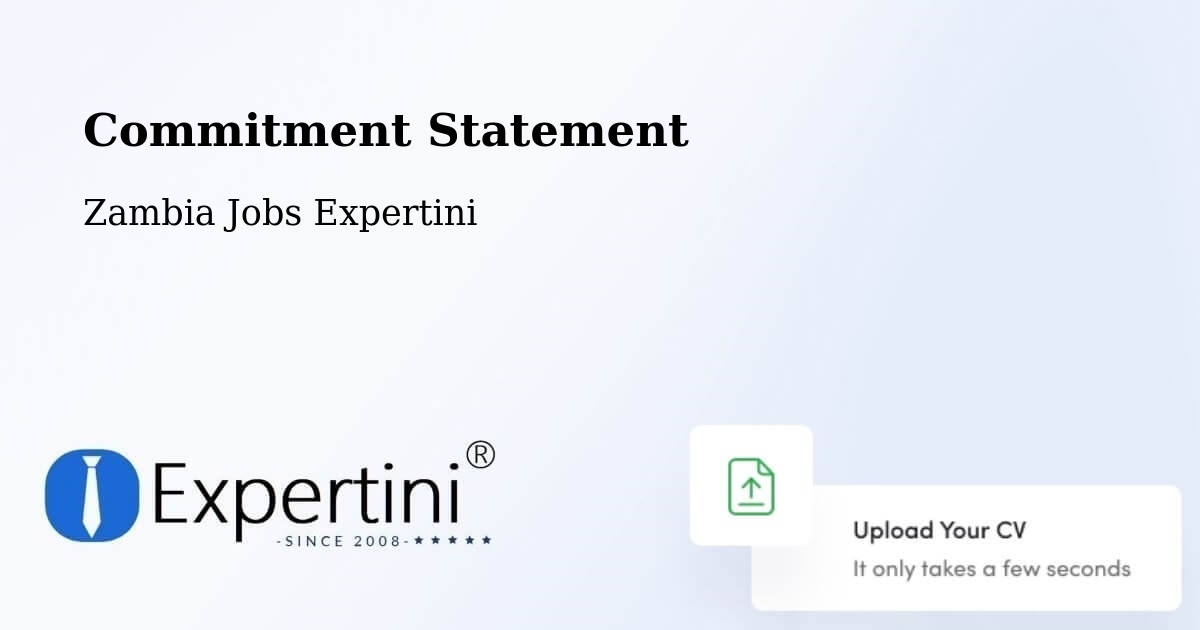 Corporate Commitment – Lusaka - Zambia Jobs Expertini
