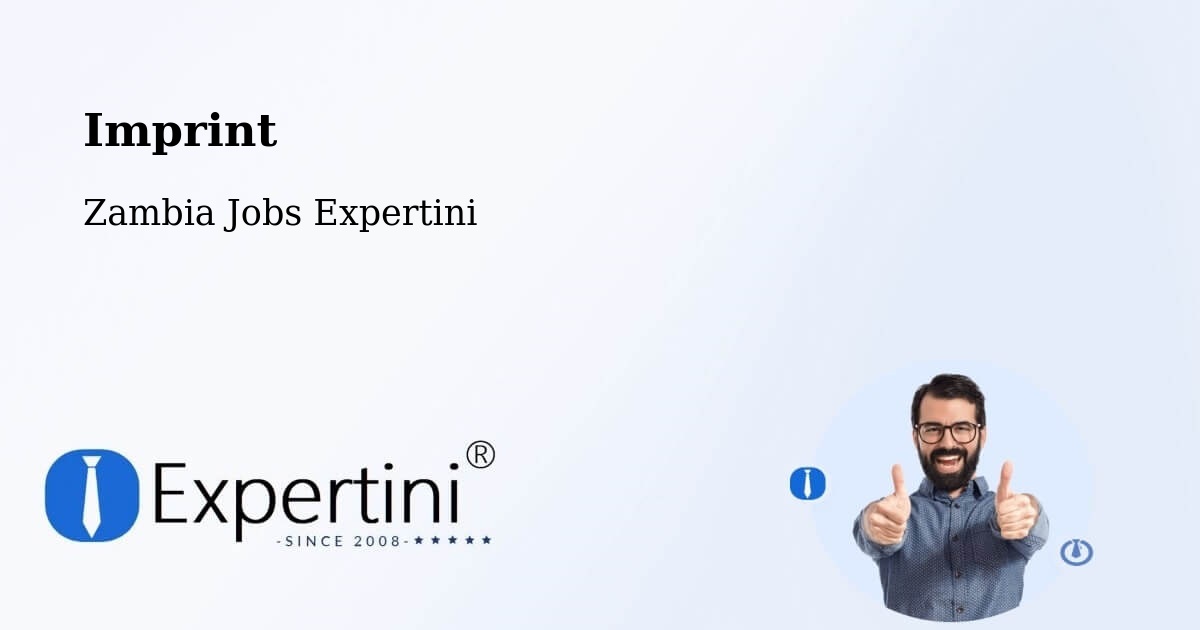 Imprint – Lusaka - Zambia Jobs Expertini